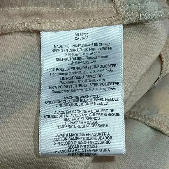 BCBGMAXAZRIA Floral‎ Yellow, Blue, Orange Midi Short Sleeve Dress Medium - Picture 7 of 8